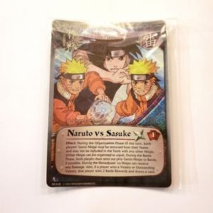 Naruto VS Sasuke PR 018 Diamond Foil SEALED Promo Collectible Card Game